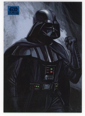 2024 TOPPS STAR WARS GALAXY #GE-15 DARTH VADER /150 BLUE REFRACTOR
