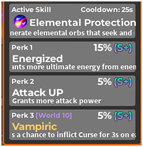 Roblox World Zero WZ - PETS with ELEMENTAL PROTECTION SKILL