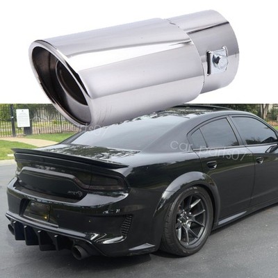 38-54mm StainlessSteel Rear Exhaust Pipe Tail Muffler For 2022 Dodge Charger SRT