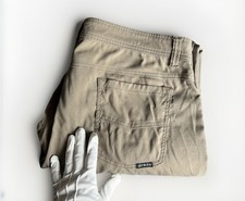 Prana Stretch Zion Hiking Pants Men's 36x32 Brown Cargo Belted Straight Leg