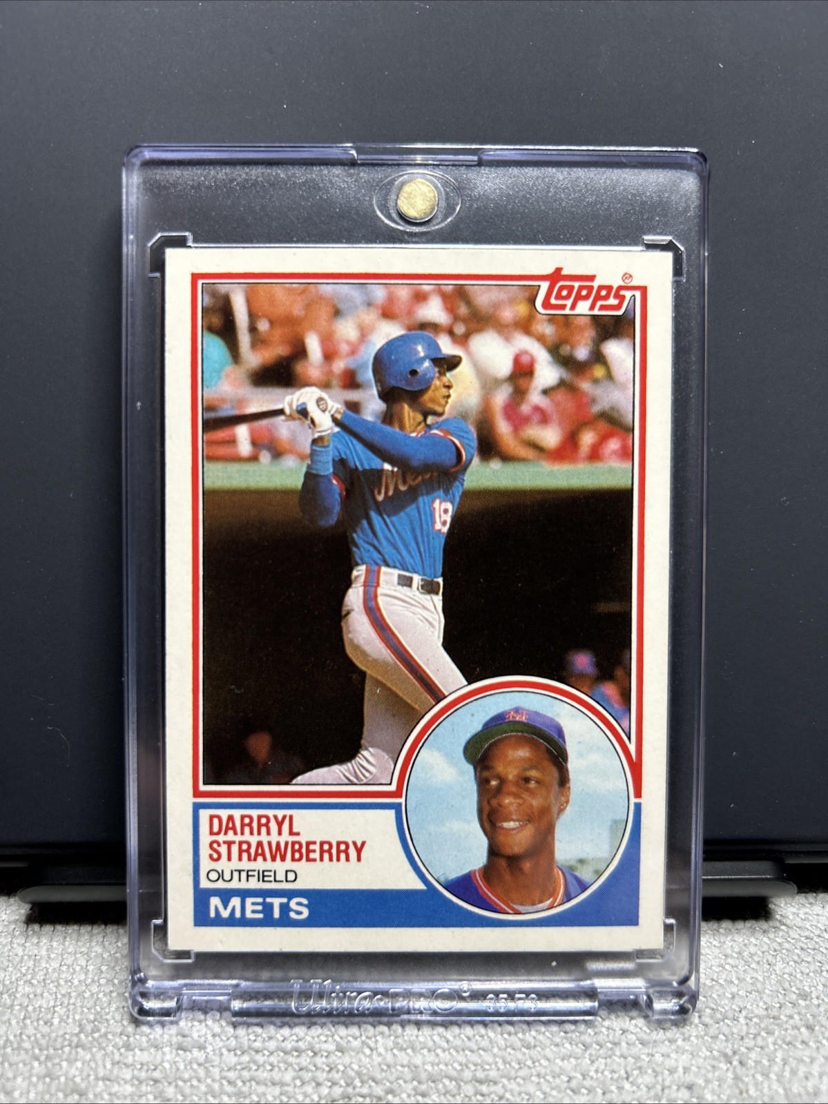 1983 Topps Traded - Darryl Strawberry #108T 2 Star Back (RC)