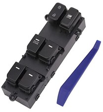 Power Window Switch Front Left Driver Side 16 Pins Compatible with 2011-2013
