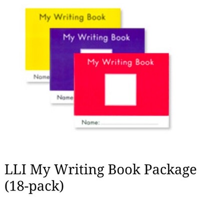 Fountas & Pinnell LLI My Writing Book Workbooks 18 Pack Sealed Three Colors