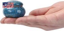 Small Urn for Human Ashes - 1.6'' Handicrafted Urn - Beautiful Tiny Keepsake Urn