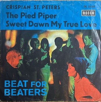 Crispian St. Peters : The Pied Piper,  7'' Sg von 1966