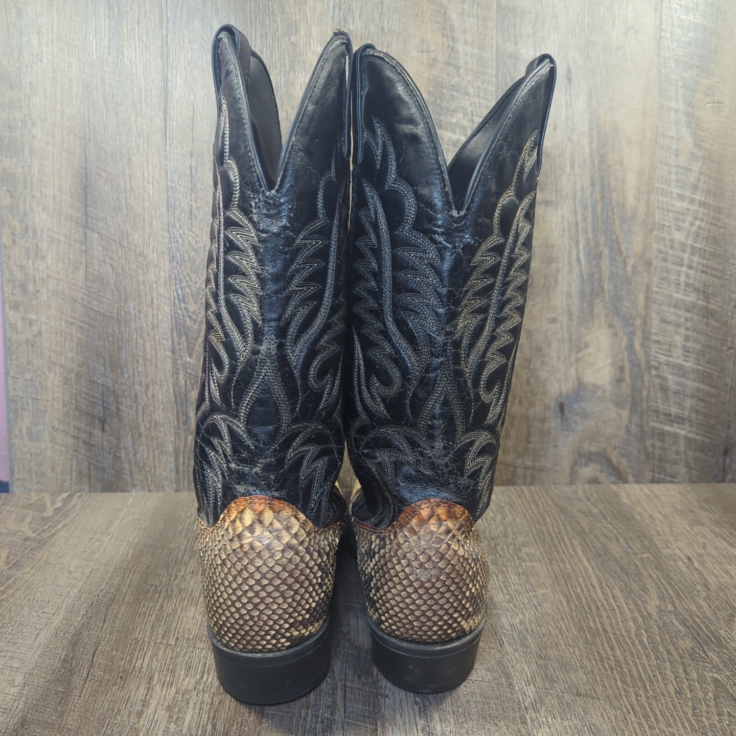 Vintage Laredo Python Snakeskin Leather Western C… - image 7
