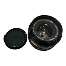 VINTAGE CANON FD 50mm 1:1.8 Film Camera Zoom Lens for A-1 AE-1 SLR W Case