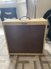 FENDER BLUES DEVILLE AMPLIFIER - TWEED! SOUNDS AWESOME 60 WATT 4x10"