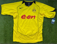 Dortmund Trikot 2004/05 Gr. M Spielerversion Teamsigniert BVB Total90 Nike
