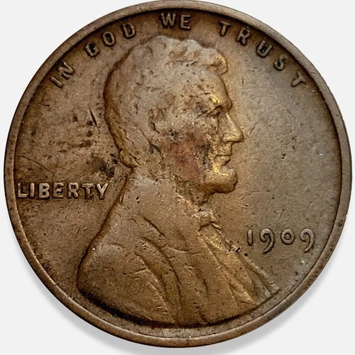 1909-P VDB Lincoln Wheat Cent Penny 1c VF+ * Original Surfaces* 1909P VBD #3