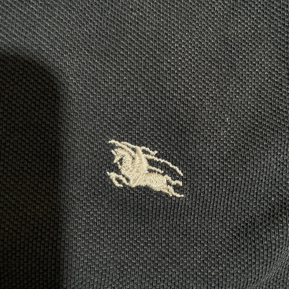 Camisa Polo Burberrys Para Hombre Talla Grande Cuadros Nova Manga Corta Diseñador Londres Foto 3 de 4