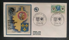 Enveloppe Premier Jour Timbre Rattachement Corse N° 1572 Oblitéré Ajaccio 1968