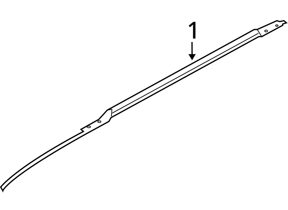 FORD RAIL - ROOF RACK SIDE 8A8Z7455115ED NEW OEM 8A8Z7455115ED - Image 3 of 3