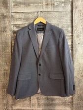 Banana Republic Blazer Sports Coat Jacket Tailored Fit Suit Blue Men  s 40S EUC