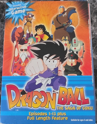 Dragon Ball: The Saga of Goku Box Set DVD FUNimation Episodes 1-13 English/Span 