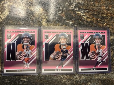 2025 Panini Donruss Elite - Spellbound BO NIX Pink Complete Set Denver Broncos