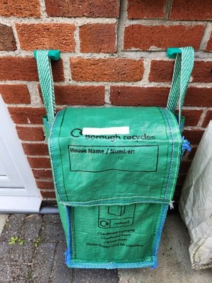 Rat Recycling Taschenhalter grün