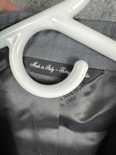 Ermenegildo Zegna Saks 5th Blazer Jacket Men's 42 Gray 100% Wool Made in Italy - Picture 4 of 12