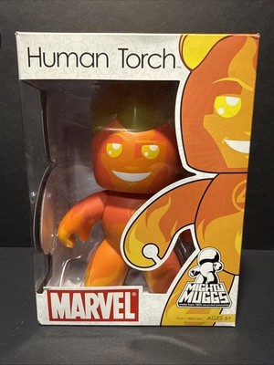 Marvel Human Torch Mighty Muggs Vinyl Figure Hasbro 2007