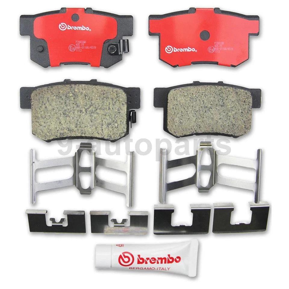 Kit de frenos traseros Brembo rotores de disco pastillas de cerámica para Honda CR-V 2002 2003 2004 Foto 2 de 4