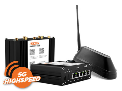 SELFSAT MWR 5550 5G Cat 20 WLAN Router bis 3,3 Gbps inkl. SHARK 5G Ant. schwarz