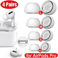 4Pairs For AirpodsPro NEW Ear Tips Replacement Accessories Cover S/M/L LOT