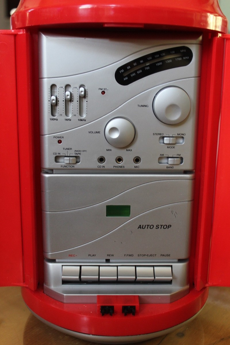 Vintage Coca Cola Can Radio Cassette Player Recorder Micro Tower
