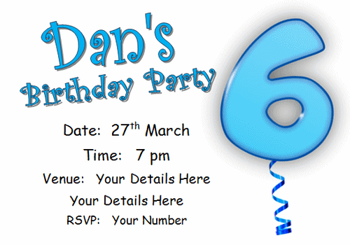 10 Personalised INVITATIONS & envelopes, birthday party invites card AGE 8 boys - Picture 7 of 13