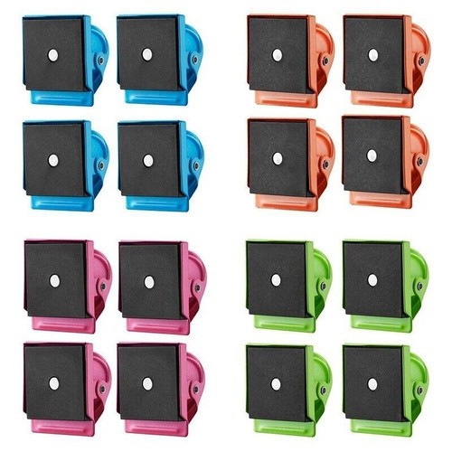 2025 Magnetic Clips Fridge Strong Magnet Metal Clamp Note Photo Hanger Holder - Picture 7 of 17