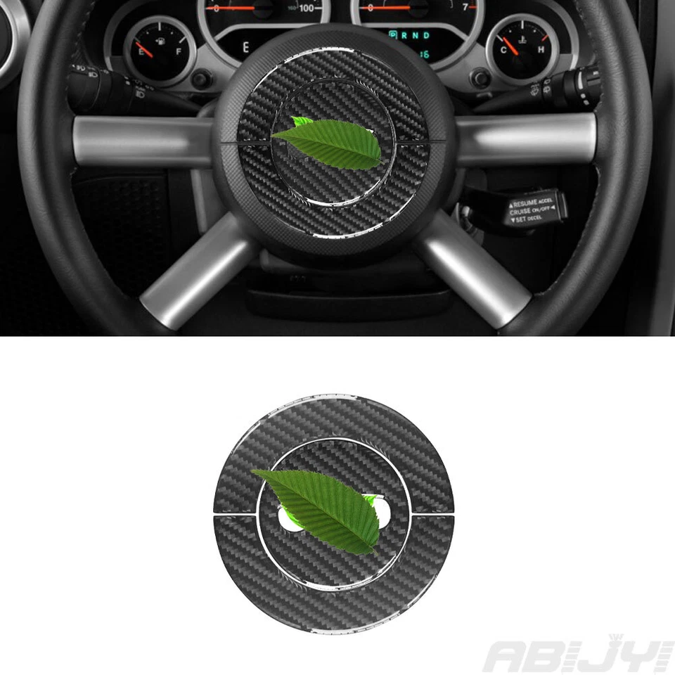 69Pcs For Jeep Wrangler 2007-10 Carbon Fiber Full Whole Interior Kit Cover Trim - Image 2 of 4