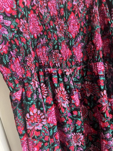 Terra & Sky Women’s Plus 3X Square Neck Peasant Dress NWT - Picture 5 of 17