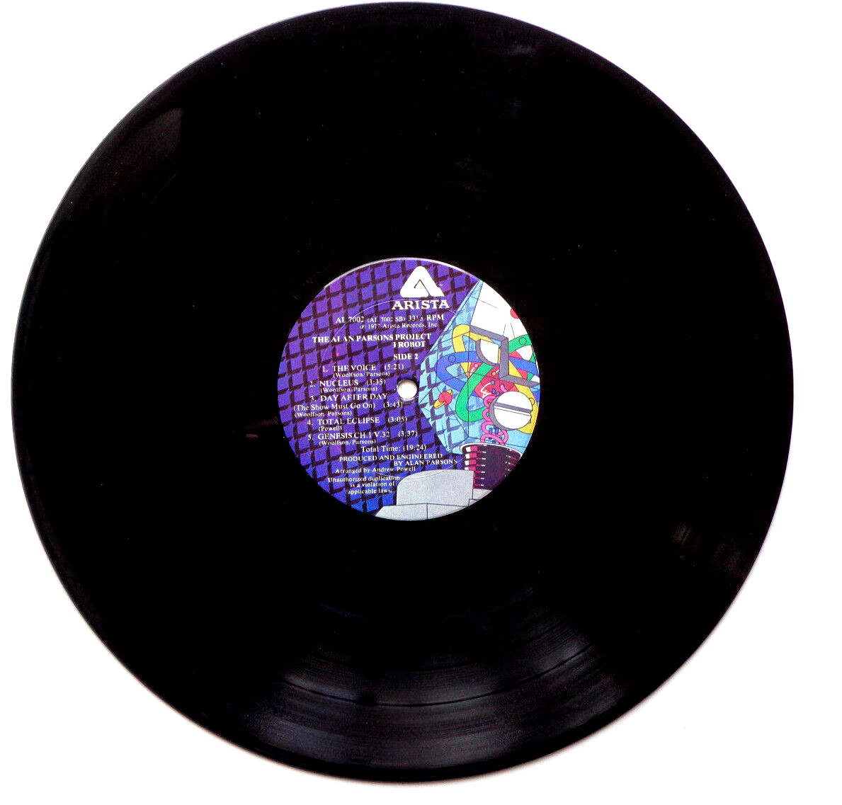 THE ALAN PARSONS PROJECT ‎- I Robot - Vinyl LP 1st press 1977 AL