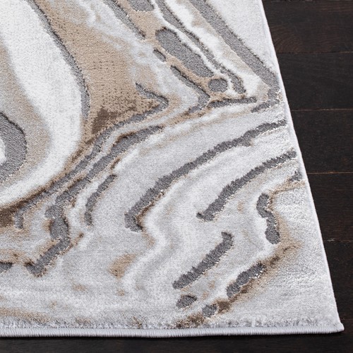 Safavieh Power Loomed Craft Collection Gold / Grey Area Rugs - CFT843D - Picture 2 of 12