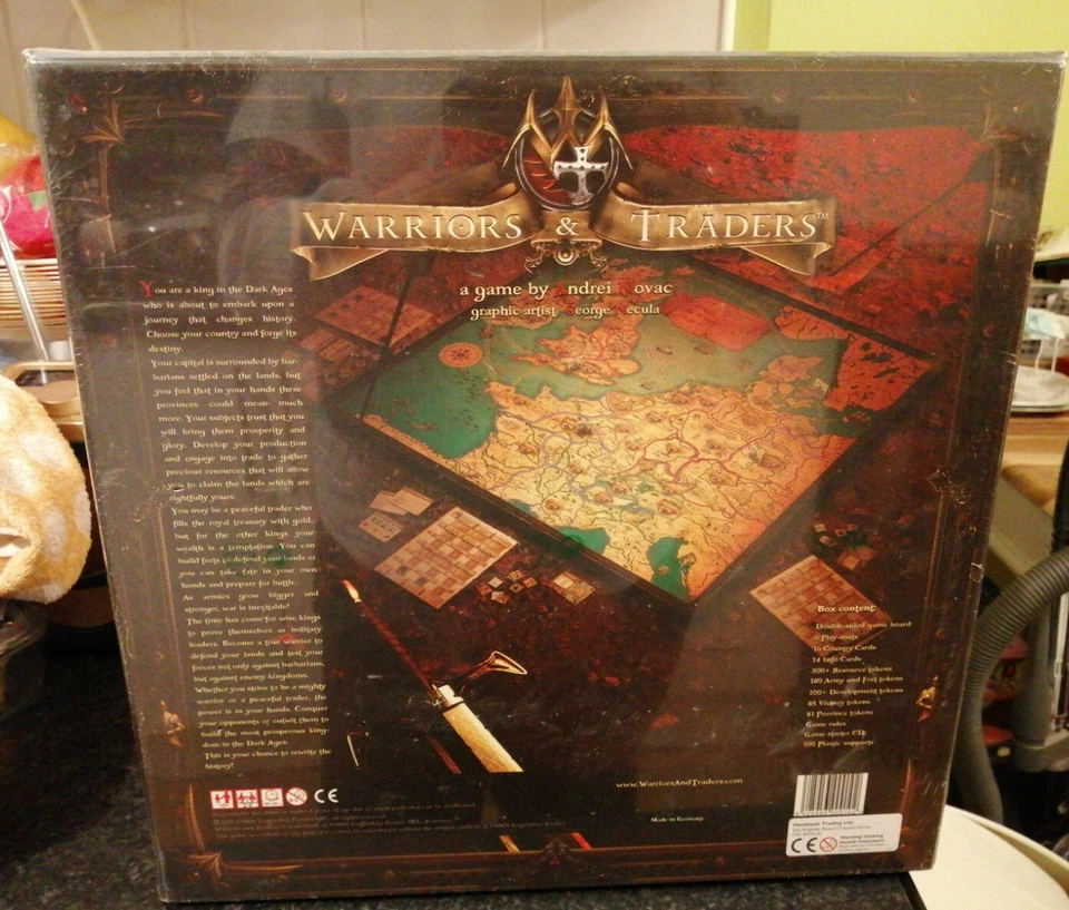 WARRIORS & TRADERS GAME BY ANDREI NOVAK NEW & SEALED 2011 NSKN FAMILY FUN - Image 2 of 4