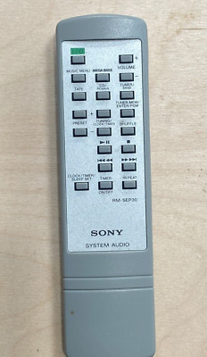 Genuine Sony  RM-SEP30 Audio System Remote Control - OEM- TESTED