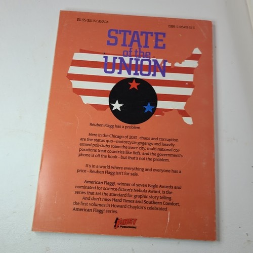 Primeros cómics del Estado de la Unión bandera estadounidense Howard Chaykin TPB 1989 - Imagen 5 de 5