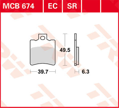 Plaquettes De Frein Avant TRW MCB 515 Pour Kawasaki Z 550 KZ550B (81-82) - Neuves