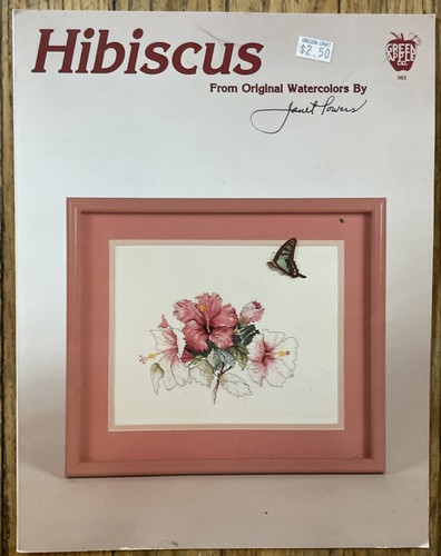 Lot of 6 Vintage Cross Stitch Booklets Leaflets Flowers Janet Powers Green Apple - Picture 5 of 8