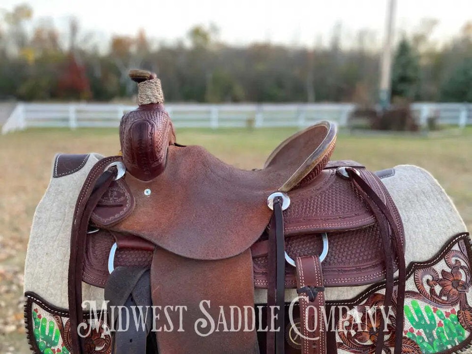 12” SRS Saddlery Youth Western Ranch Roping Saddle | eBay