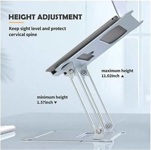 Adjustable Ventilated Desktop Tablet Laptop Stands for 10-15.6" laptops
