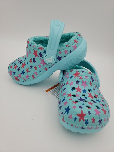 kids fleece crocs