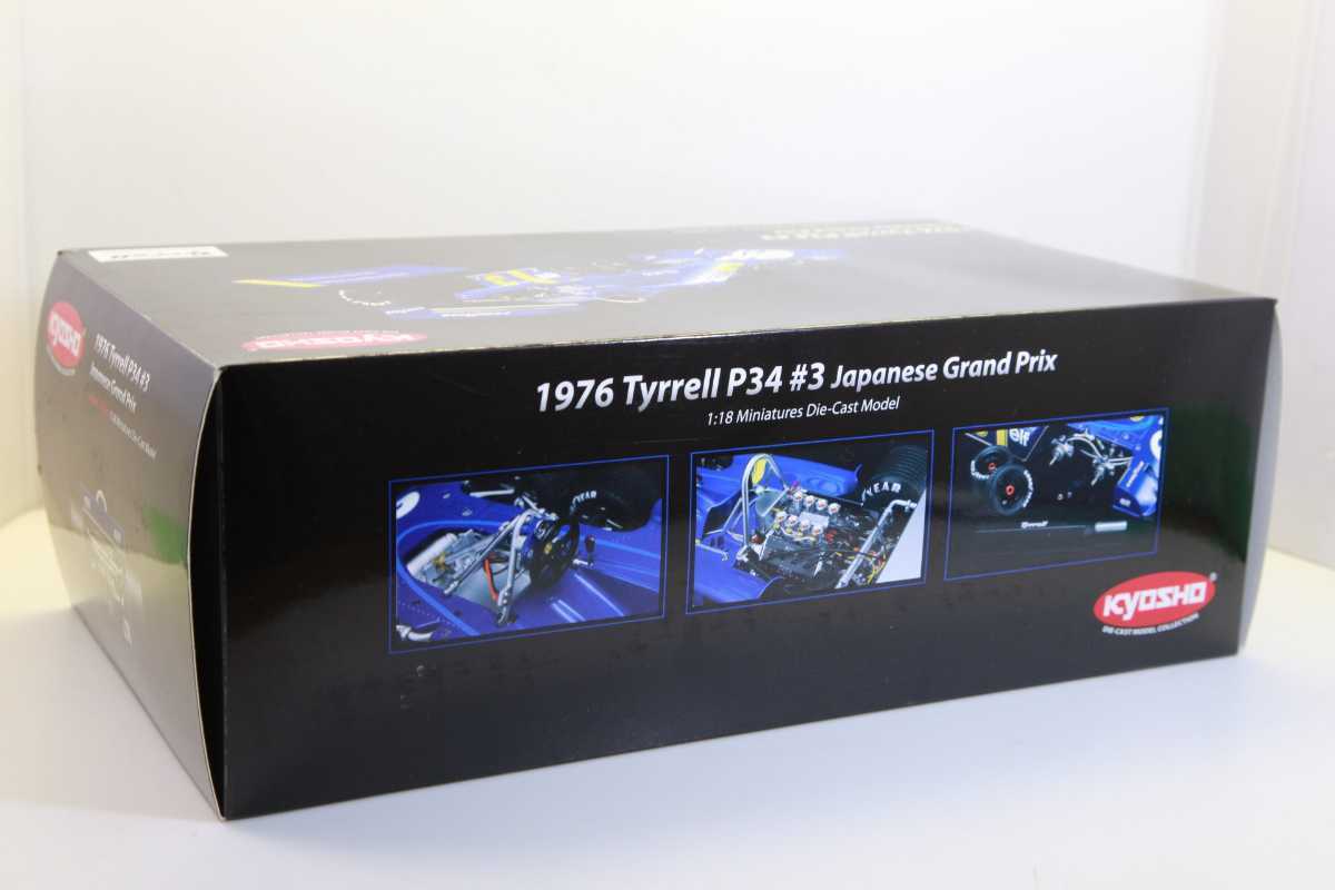 NEW Kyosho 1/18 True Scale Miniatures Tyrell P34 1976 #3 NEW Kyosho 1/18 True Scale Miniatures Tyrell P34 1976 #3
