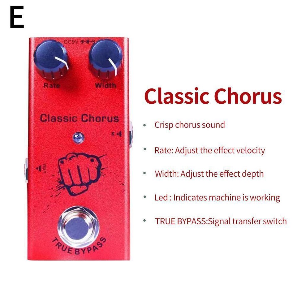 1x Digital Delay Electric Guitar Effects Multi Effects New Pedal Sales