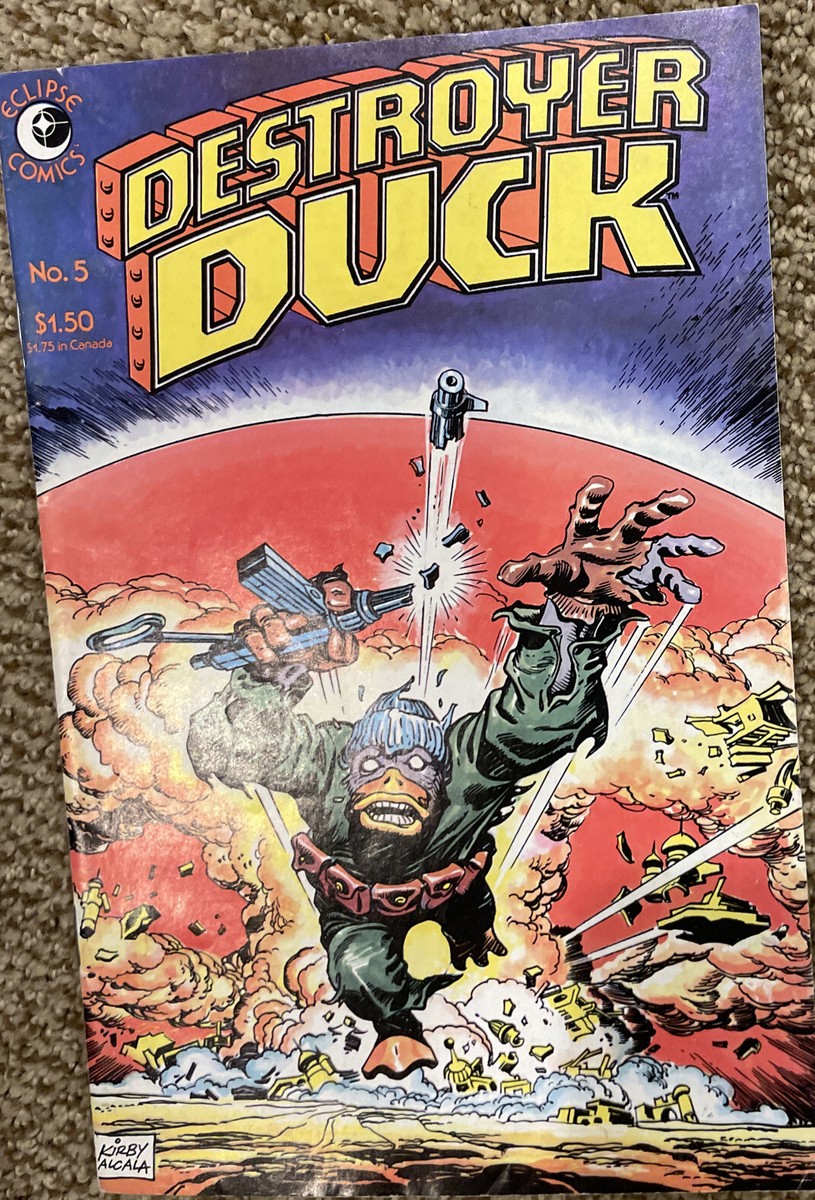 Destroyer Duck #5 Eclipse Comics, Jack Kirby Steve Gerber 1983 | eBay