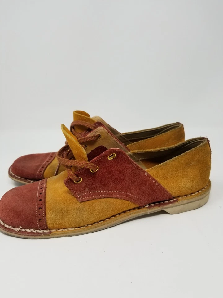 Zapatos de Bowling AMF Dama Riviera Gamuza Cuero Dos Tonos Hechos en EE. UU. Foto 2 de 4