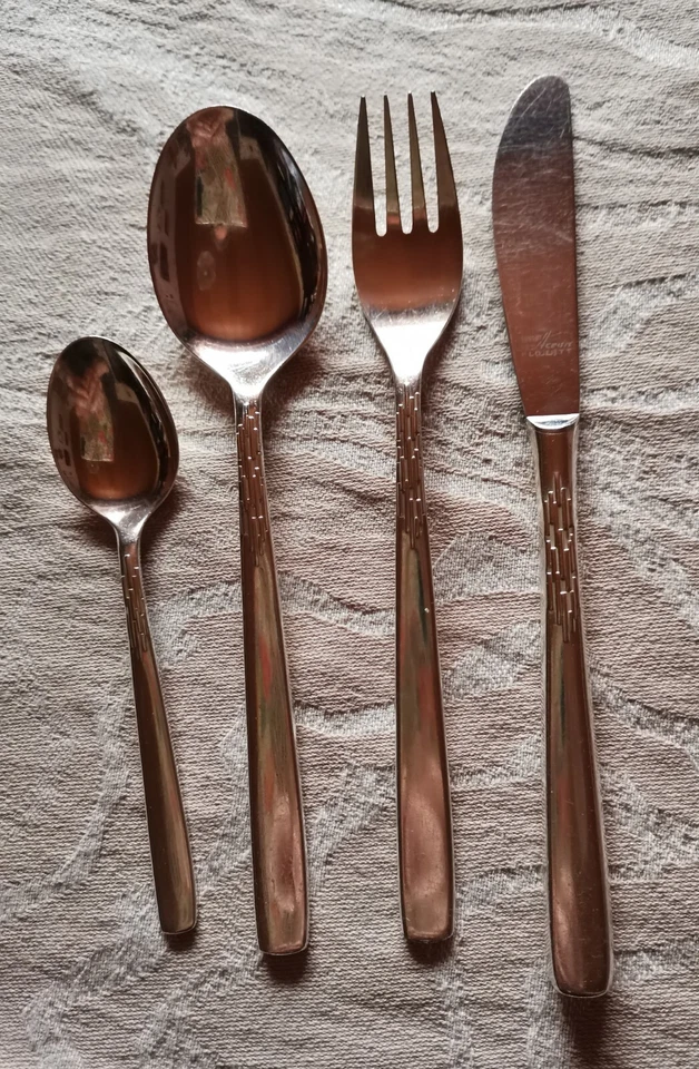 Besteck BSF Nordlicht 90 er Silberauflage, gesamt 31 Teile - Bild 3 von 4