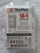 TayMac 14 in 1 multi Application weatherproof receptacle cover MM110C / MM140C
