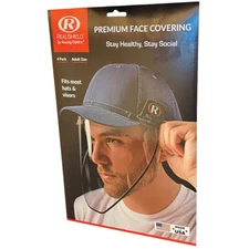 RACING OPTICS RealShield Hat Face Shield 4pk ANSI Cert