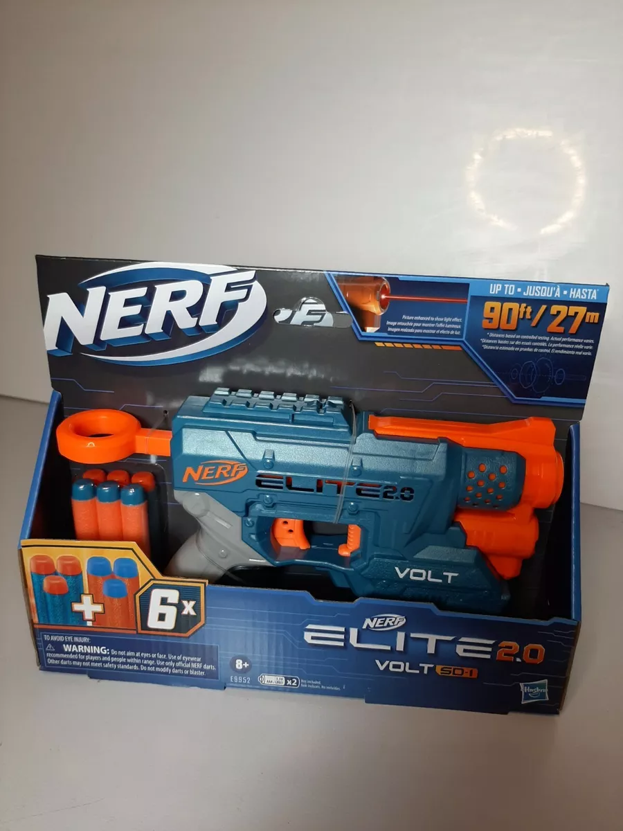 Nerf Elite 2.0 Volt SD-1, Includes 6 Official Nerf Elite Darts, for Kids  Ages 8 and Up 