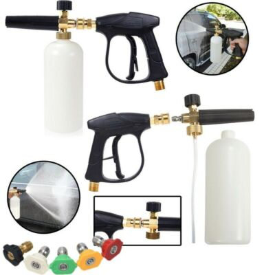 #ad #ad 1 4quot; Car Wash Soap Spray Pressure Jet Bottle Snow Foam Lance Cannon Washer Gun $48.99